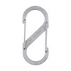 Nighteyes SB4-03-11 S-Biner, Stainless Steel Carabiner, #4, Silver, Genuine Japanese
