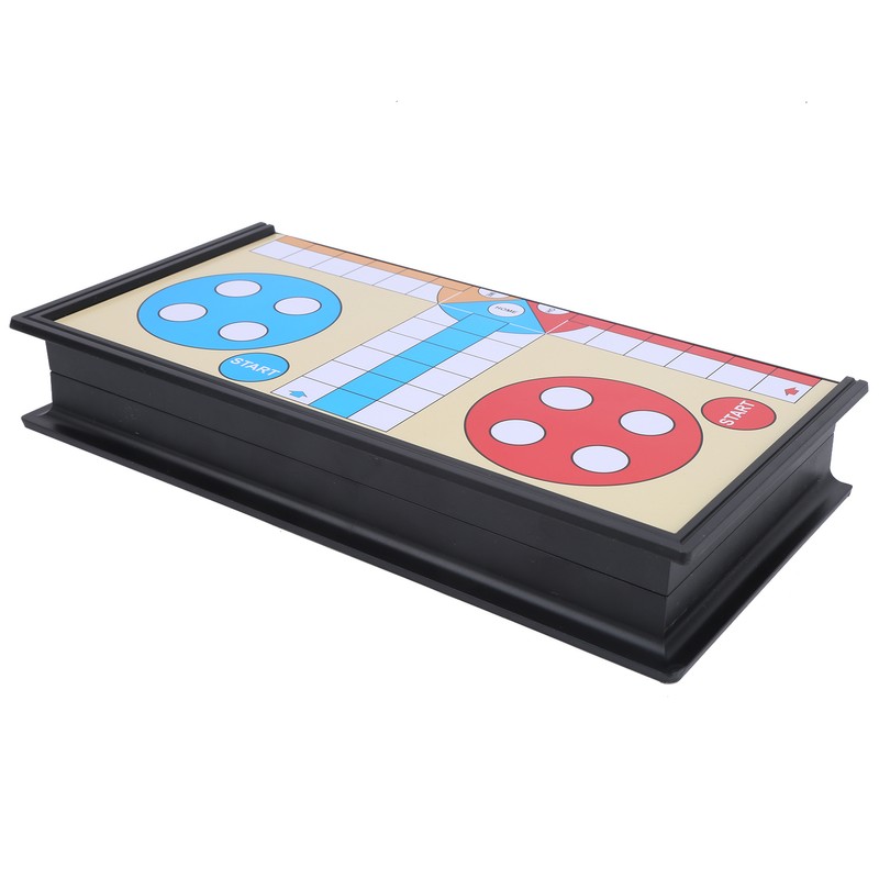 Plastic Magnetism Aeroplane Chess Board Games Toy Set with Foldable
