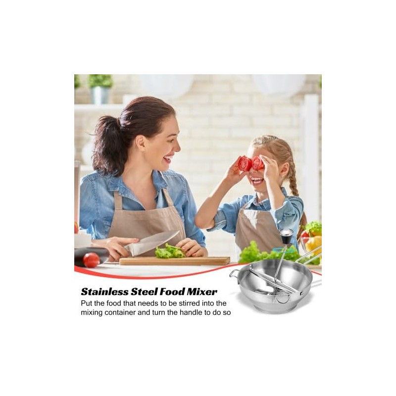 Volumoon Stainless Steel Strainer with 3 Strainer Insert Perforated Discs,
