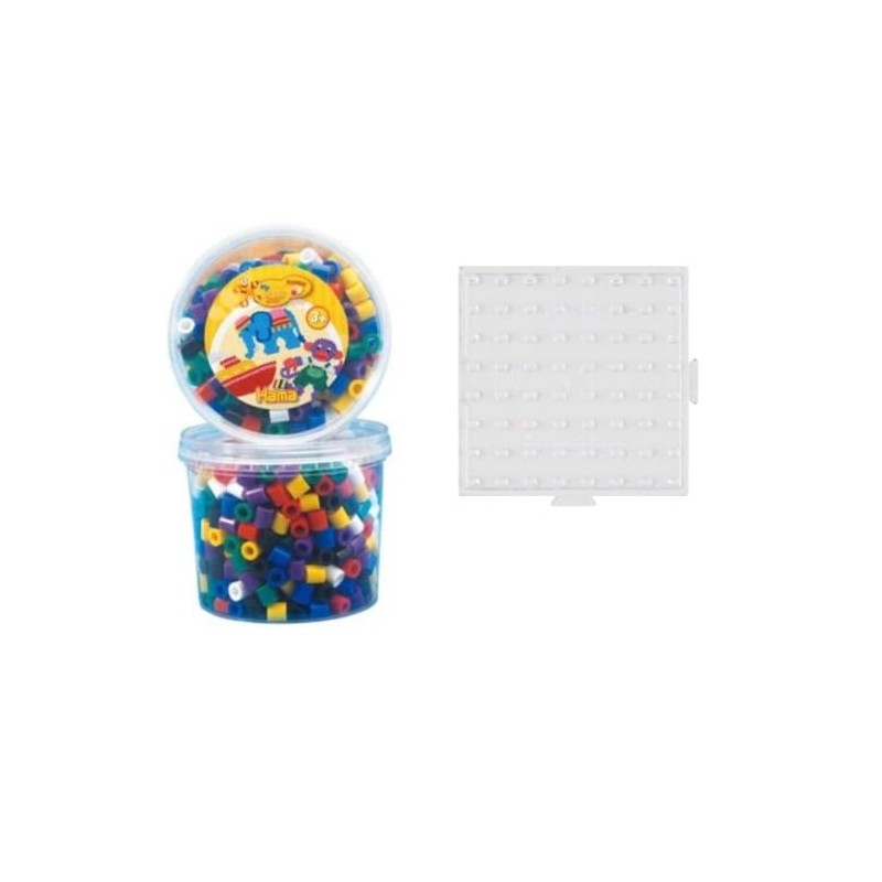 Happy Price Toys MAXI Beads Solid Mix 600 Beads in