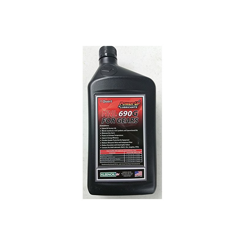 Power Up NNL-690G Gear Oil Additive 1 Quart Bottle