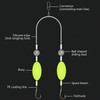 JXAXD 6 Pieces Double Hook Reverse Bottom Rig, Fishing Hook