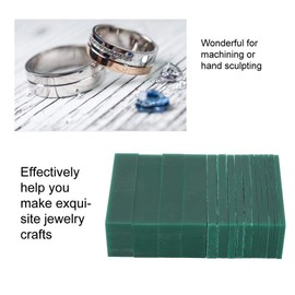 Qinlorgon Carving Wax, 15 Pieces Jewellery Carving Wax, Jewellery Modelling Wax, Green Professional Model Make for Jewellery Makers, Jewellery Shop, DIY Enthusiast Jewellery Repair Worker