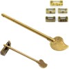 dophee Brass Retro Leaf Lock 11Cm Key Latch For Drawer