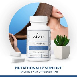 Elon Matrix 5,000 - Vitamin for Hair 60 Tablets 2 Pack