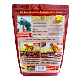 Flix 9 lb, 100% Flaxseed Healthy Treats for Horses, High in Omega-3