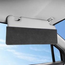 Sun Visor Extension for Car, Car Sun Visor Extension, Sun Visor for Cars, Clip-OnCarSuns Visor Extender, Anti-Glare Sun Blocker, Universal Fit for Most Cars (Gray)