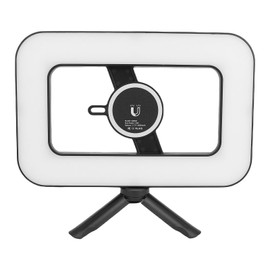 Ring Light with Tripod Stand, 2500-6500k Dimmable LED Light Selfie Ring with Magnetic Patch, Desktop LED Circle for Live Streaming Self Broadcasting Webcam Lighting