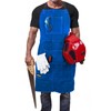 DIMWELD Leather Welding Apron With 6 pockets for men. Heavy