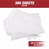 Prep Wipe Lint Free Cleaning Towels Pack of 300 Sheets,
