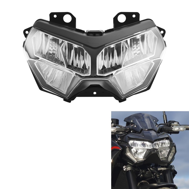 TCMT Front Headlight LED Assembly Fit For Kawasaki Z900 2020-2024