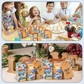 VGOODALL 50PCS Party Favor Candy Boxes,3x1.2x2 Inch Mini Suitcase Favor Boxes with Tags for Wedding Travel Themed Party Bridal Shower Decoration