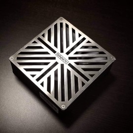 USA Made - Sinnov - 6" x 6" Premium Outdoor Modern Paver Size Drain Grate - Use with both 3" or 4" Drain Pipe, PVC or Flexible Pipe (Stainless Steel)