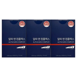 Oppa One More Alpha Man Complex 1000mg x 30 tablets (3) / 오빠한번더 알파맨컴플렉스 1000mg x 30정 3개