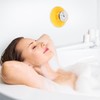 VIFERR Mini Wall Clock Suction Cup Waterproof Round Wall Clock
