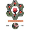 Kalolary 100Pcs 1/4Inch Irrigation Drippers Sprinklers, Adjustable Emitter Drippers Micro