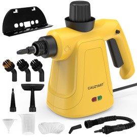 Steam Cleaner for Home, Cauzyart Pressurized HandHeld Steamer for Cleaning with 11pcs Accessories and Safety Lock, Multi-Purpose Steamer for Bathroom,Tile, Window and Car