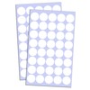 2000 Pieces, 20mm - White Dot Stickers, Sticky Dots Round