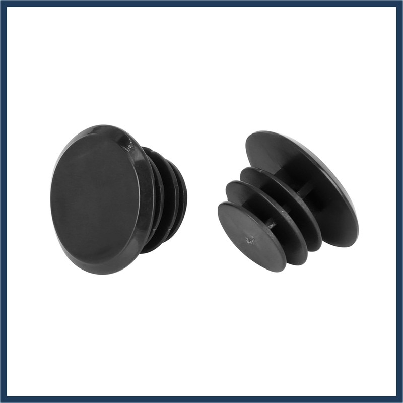 INFINAUTO 4pcs Bike Handlebar Bar Plastic End Plugs Caps Locking