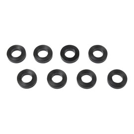 Top Line TP-5215 Black Delrin Spacer for M3.0, Thickness: 0.06 inch (1.5 mm), Pack of 8