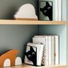 ACRNIGHEET 2 Pieces Metal Bookends for Shelves Cute Cat bookends