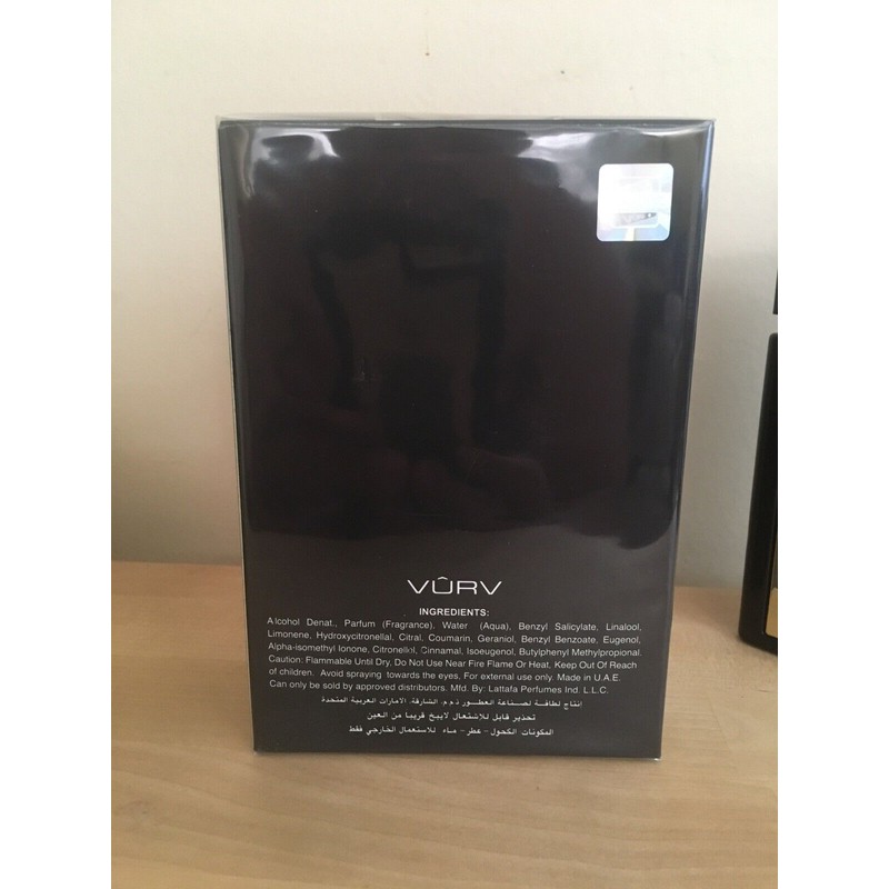 VURV PROFUMO INTENSITY POUR HOMME 3.4 Fl Oz