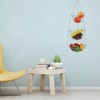 3 Tier Hanging Fruit Basket Kitchen Fruit Basket Multifunctional Fruit
