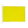 AZ FLAG - Bootflagge Einfarbig Gelb - 45x30 cm -