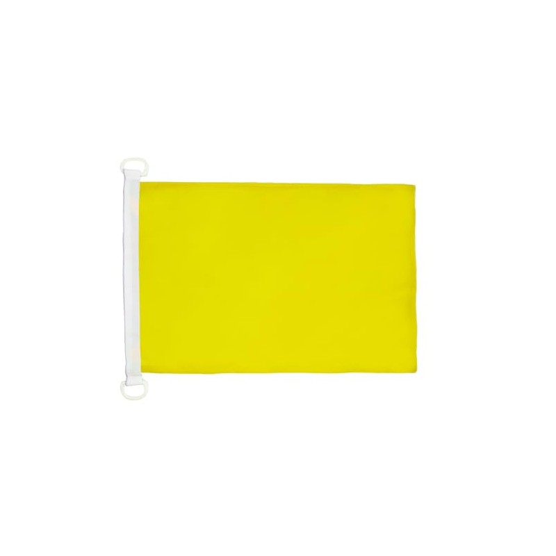 AZ FLAG - Bootflagge Einfarbig Gelb - 45x30 cm -