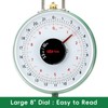 Tada 22LBS Double-Sided Display Mechanical Hanging Scale with Weighing Pan