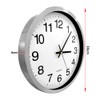 ALEENFOON 30 cm Modern Metal Wall Clock Quartz Silent No