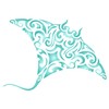 Manta Ray Stencil - 23 x 15 cm (M) -