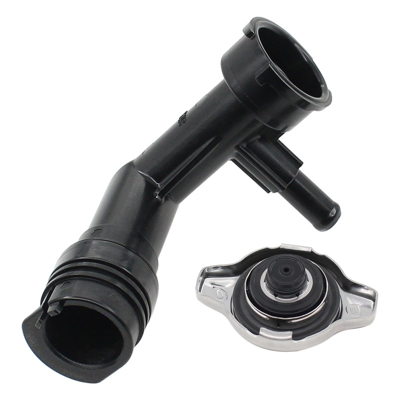 Roneeson Engine Coolant Filler Neck Pipe with Cap for Toyota
