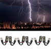 6Pcs Video Power Balun 8MP Anti Thunder Transmitter for CVI/TVI/AHD/CVBS