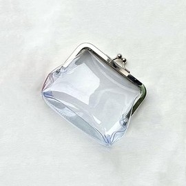 Galyacht Clear Coin Purse Transparent Change Purse for Women, Multifunctional Mini Cosmetic Makeup Bags Portable PVC Kiss-Lock Clear Coin Wallet for Carrying Your Change Cosmetic Bags