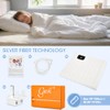 Grounding Sheet for Sleep Wellness, 203x99cm Earthing Mat with Silver