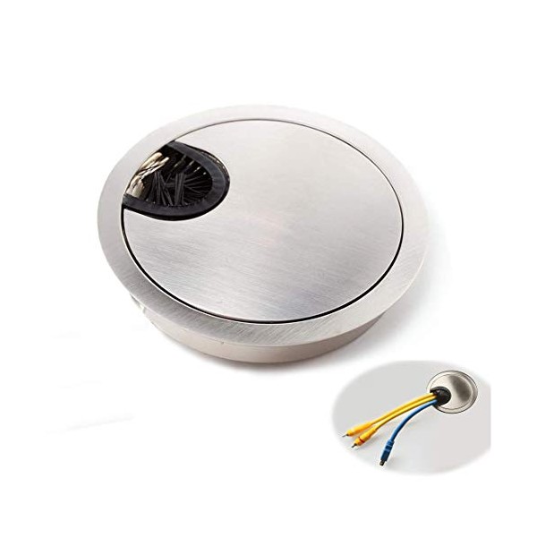 MXD 60mm Desk Table Grommet Cable Tidies Desk Caps Desk