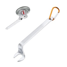 Vizava Universal Fire Sprinker Head wrench Tool With Spring Snap Hook Fits all brands of 1/2" fire sprinkler heads including Semi Recessed/Embedded/Concealed/Exposed(1 Pack)