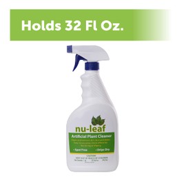 Nudell Nu-Leaf Spray & Drip-Dry Artificial Tree and Silk Plant Cleaner 32 FL.OZ (T9996)