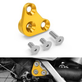 NICECNC Gold Pipe Support Bracket Exhaust Mounting Bracket with Bolt Compatible with Suzuki DRZ400S DRZ400SM 2000-2024 Motorcycle Exhaust Bracket See Fitment