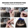 GlamorDove Hair Extensions Heat Protector Shields Thick Templates Heat Shield
