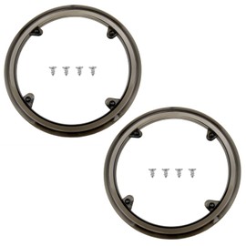 Xhziy Black Bicycle Chain Wheel Guard Mountain Bike Chain Guard Bike Chain Guard with Screws 2PCS