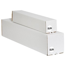 Generic DL6561"Sun" Days of The Week Labels, 1" Circle, White