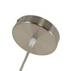 Chloe Lighting IRONCLAD Contemporary-Style 1 Light Brushed Nickel Ceiling Mini