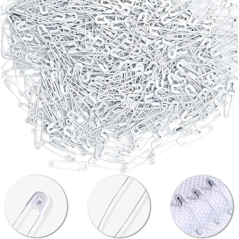 BetterJonny Safety Pins Small 19mm Pack of 500 Mini Safety
