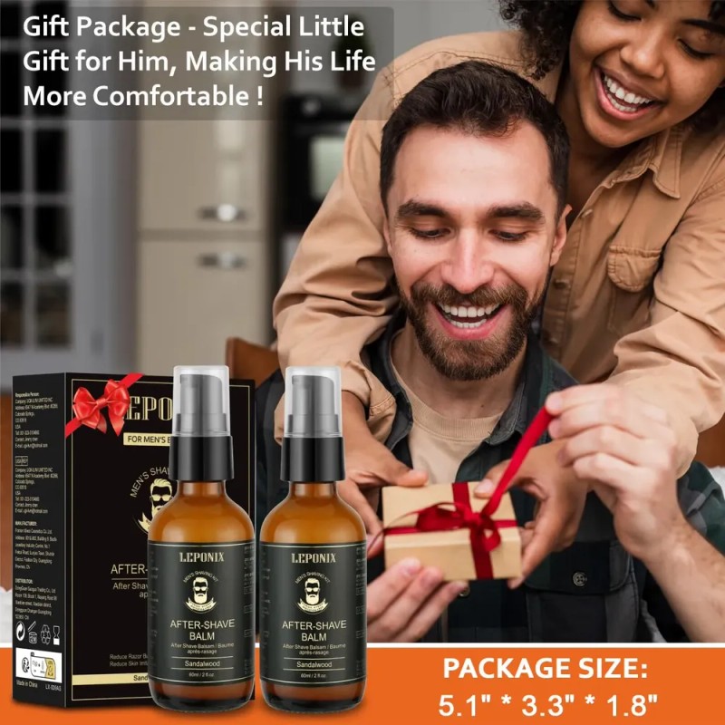 Bálsamo Para Después Del Afeitado Leponix Sandalwood 120 Ml,