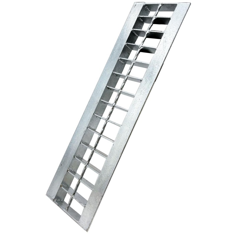 DuuMuut Galvanized Steel Drain Grate with Lip 20x4 in for