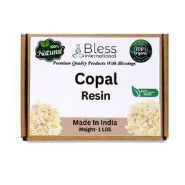 Premium-Grade-A-Indian-White-Copal-Resin-Dammar-by-Bless-International 100%-Pure-Natural-Organic Blanco-Tree-Sap-Gum-Incense Sacred-Aroma-for-Meditation-Cleansing-Wellness 1Lb-453.6-Grams-16-Ounce