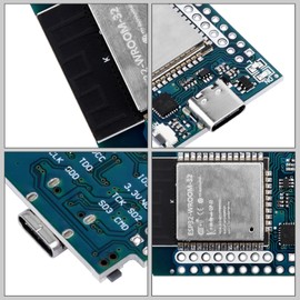 Pack of 5 Mini ESP32 USB C ESP32 Wroom NodeMCU WiFi Bluetooth Module Development Board Compatible