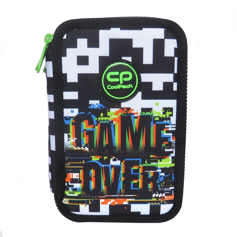 CoolPack XXL Pencil Case 3-Compartment School Pencil Case Triple Pencil